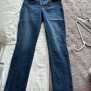 Levi's 721 High Rise Skinny Dark Blue Denim Jeans